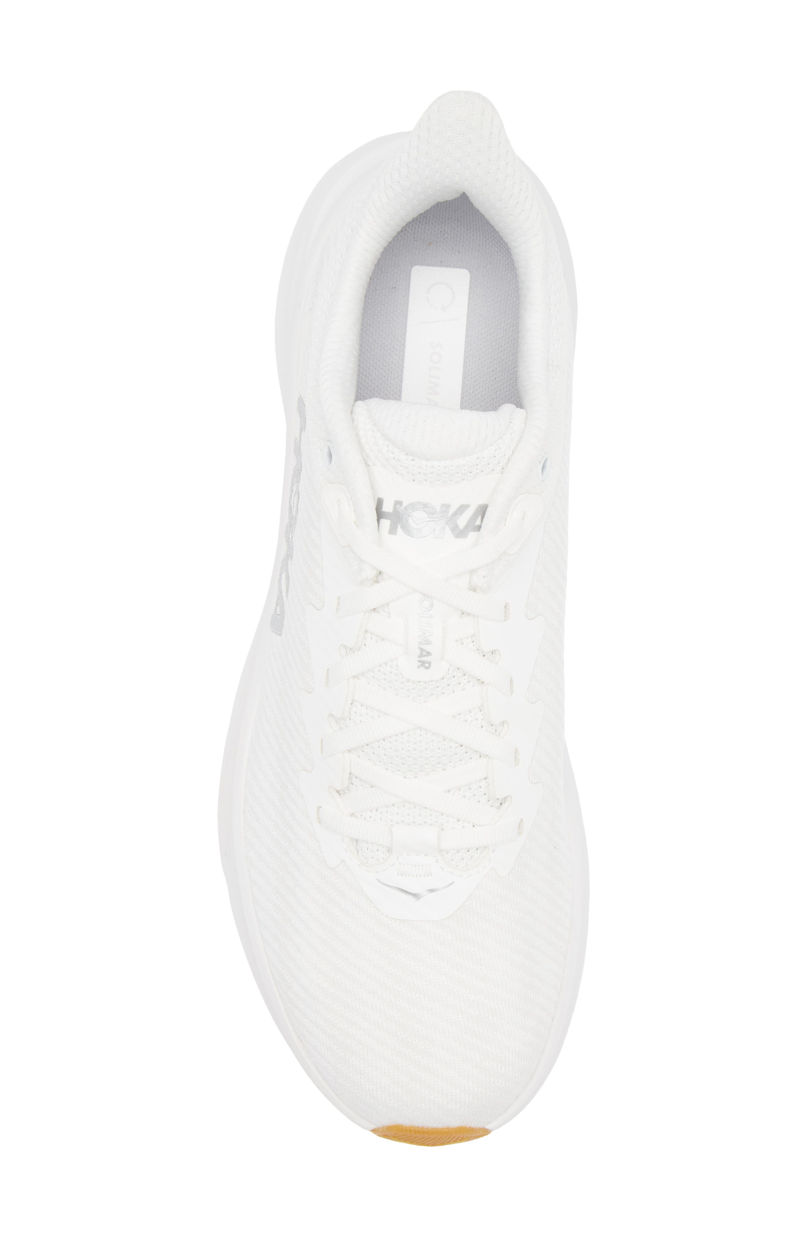 HOKA Solimar Running Shoe in White /White at Nordstrom - 5