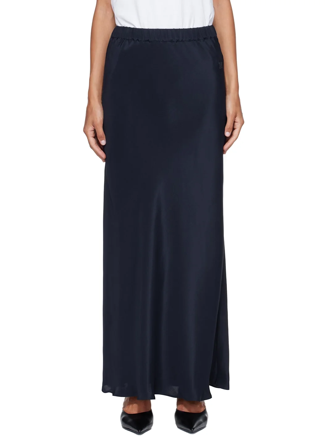 Navy Sospiro Maxi Skirt - 1
