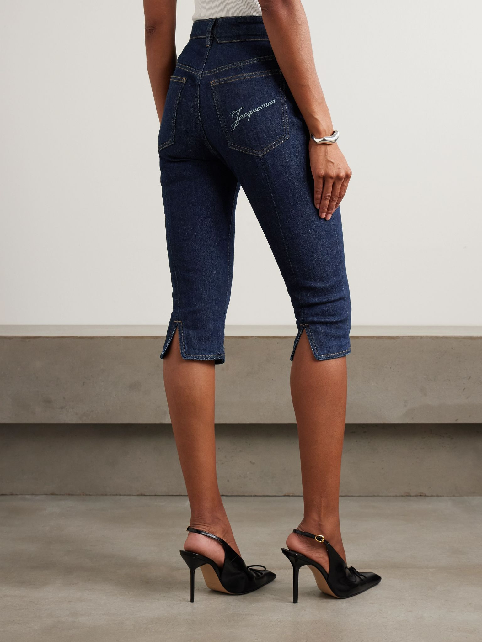 Capri de-Nîmes denim shorts Dark denim - 4