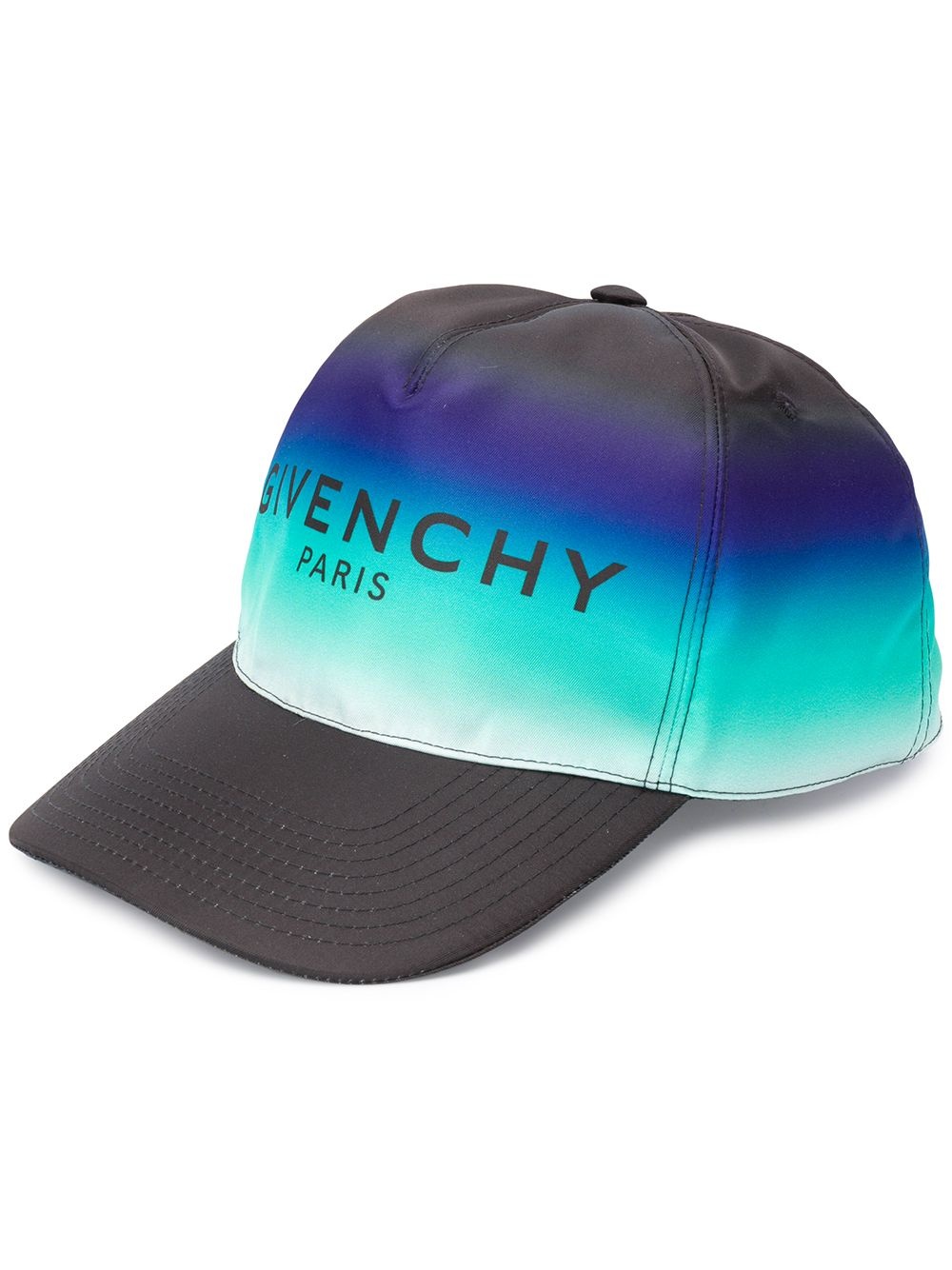 ombré logo print cap - 1