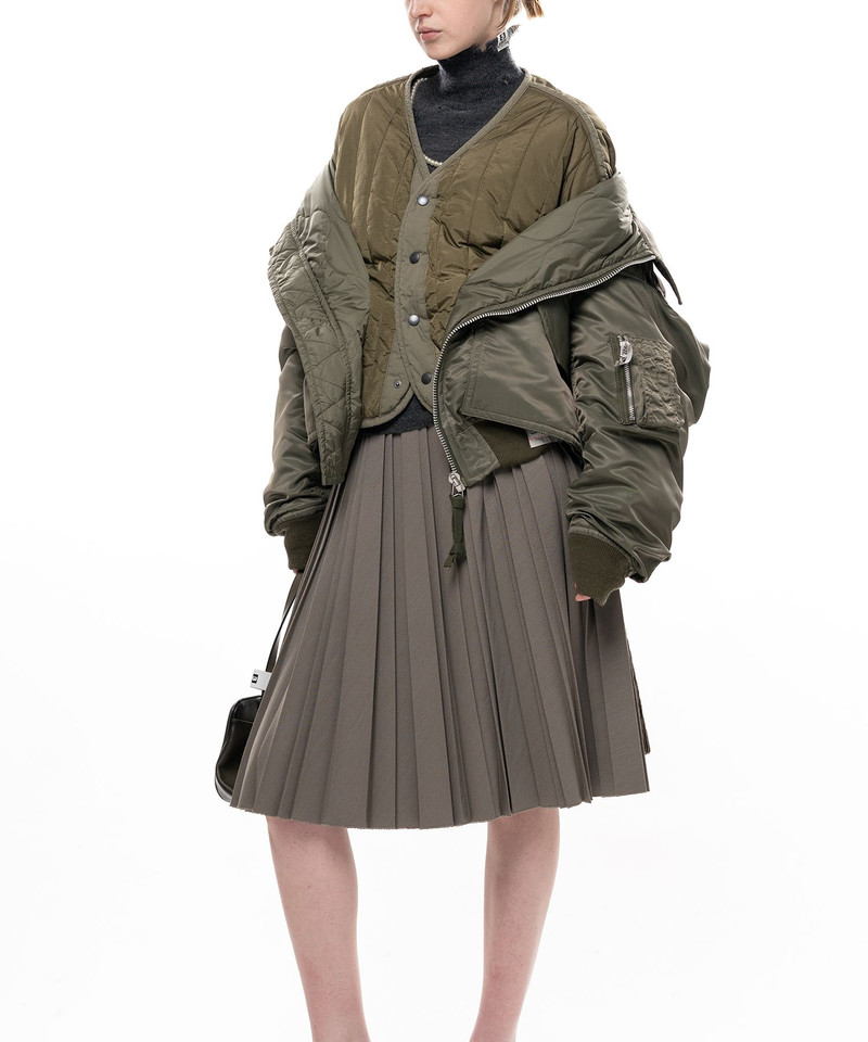 Shifted Layer Flight Jacket 14