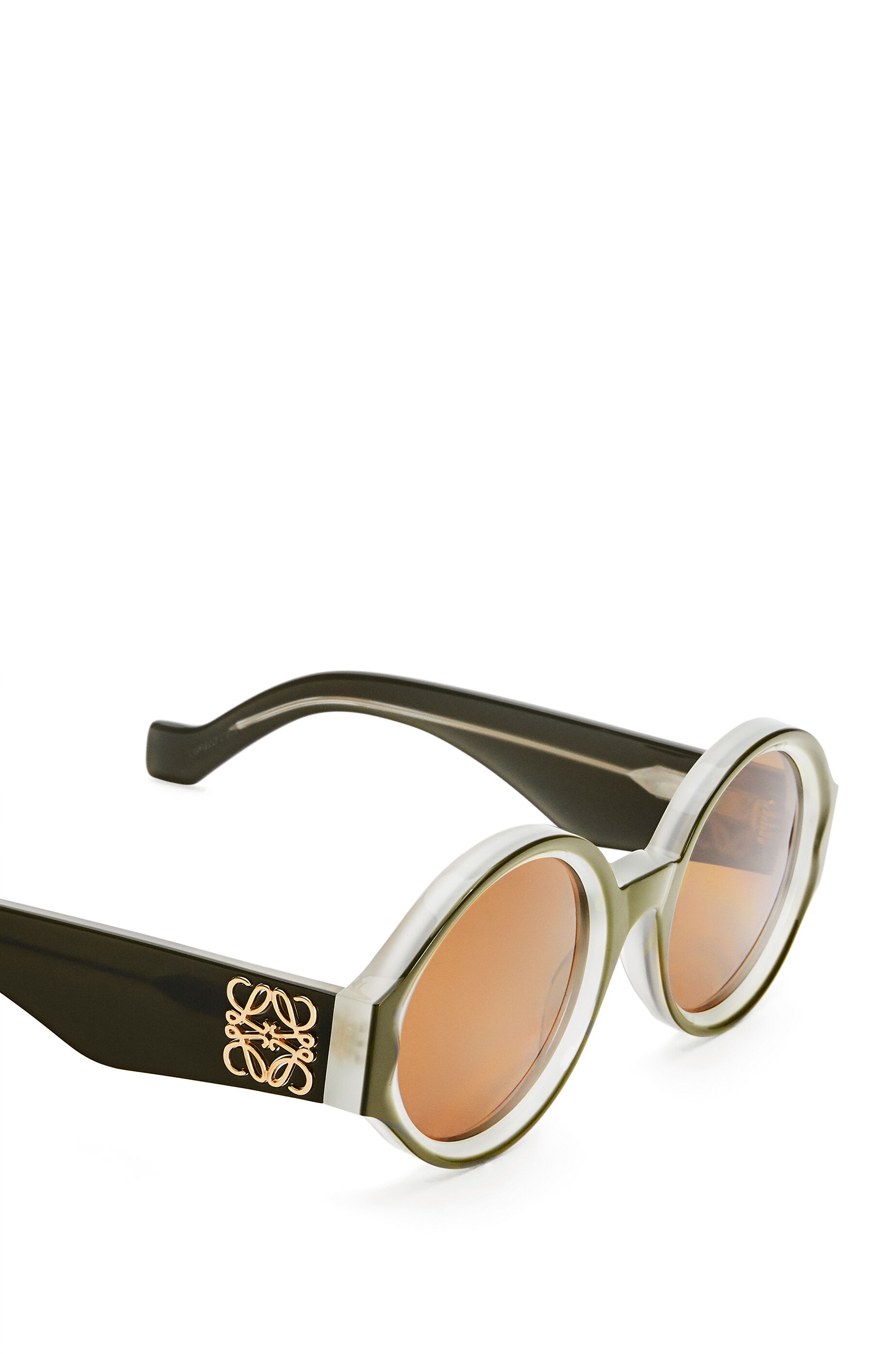 Chunky round sunglasses in acetate - 4