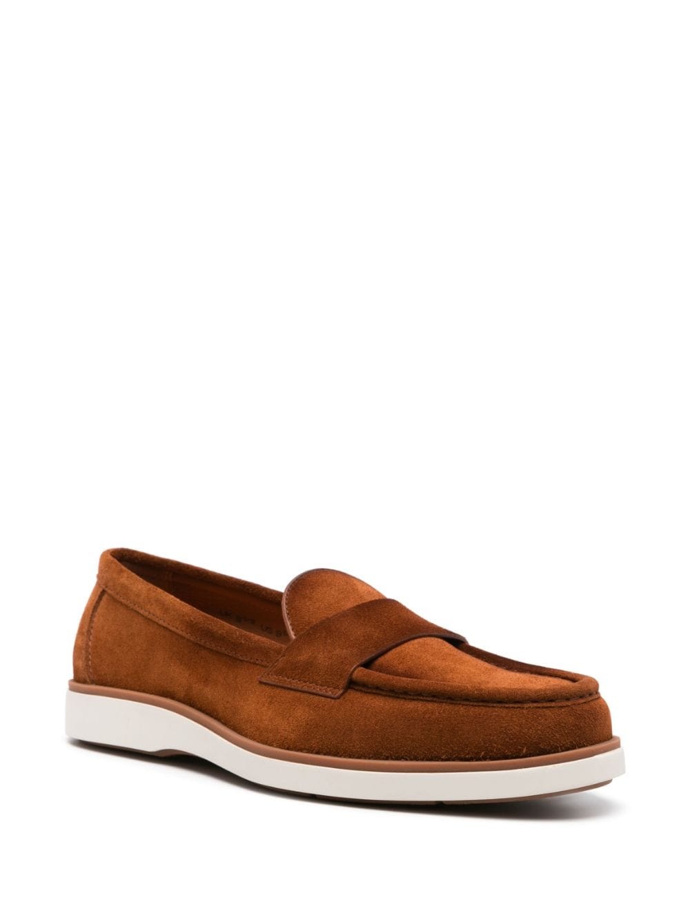 suede penny loafers - 2