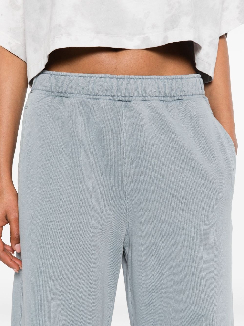 elasticated-waistband track pants - 5