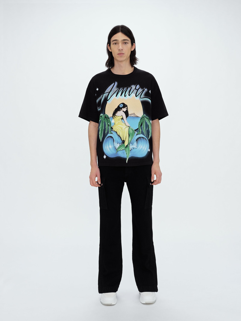 AMIRI OVERSIZED AMIRI MERMAID TEE - 6954542039105 | REVERSIBLE