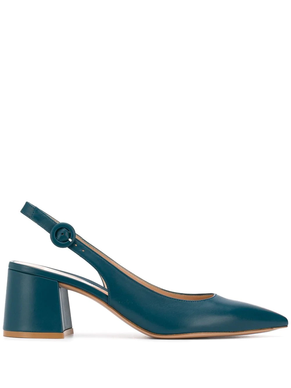 slingback block heel pumps - 1