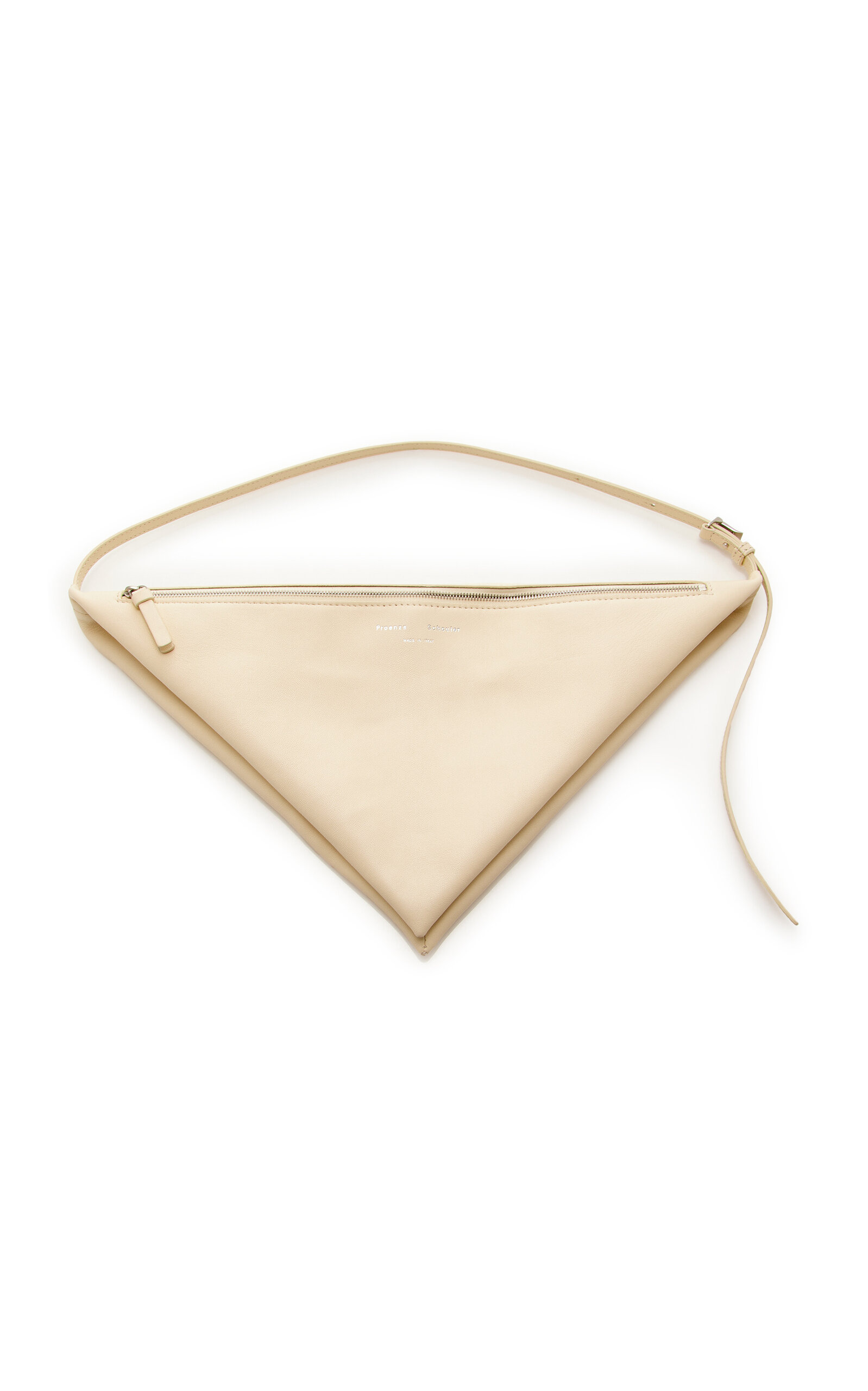 Tetra Nappa Leather Shoulder Bag yellow - 4