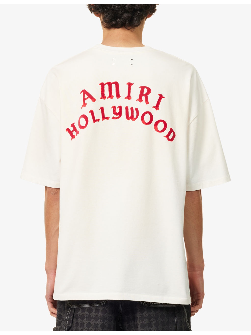 Holly Text-Print Cotton T-Shirt - 4