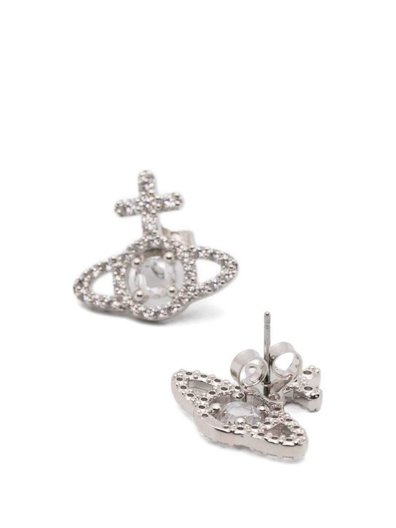 Olympia crystal orb earrings 3
