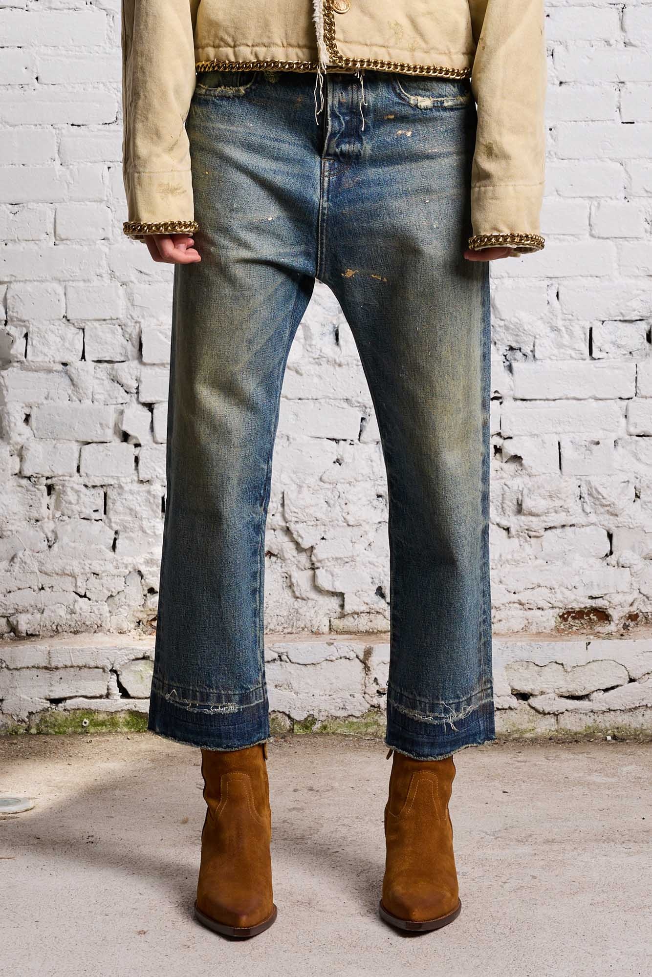 TAILORED DROP - SPLATTERED CLINTON BLUE - 4