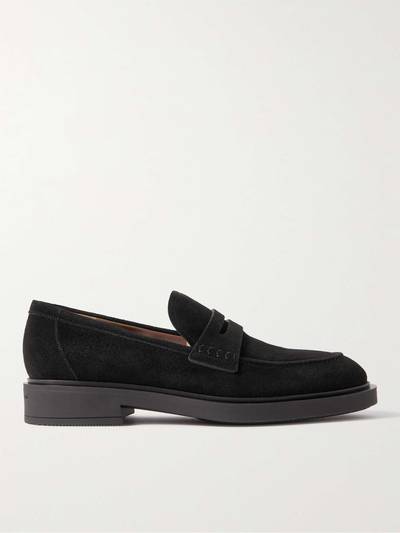 Gianvito Rossi Harris Suede Loafers outlook