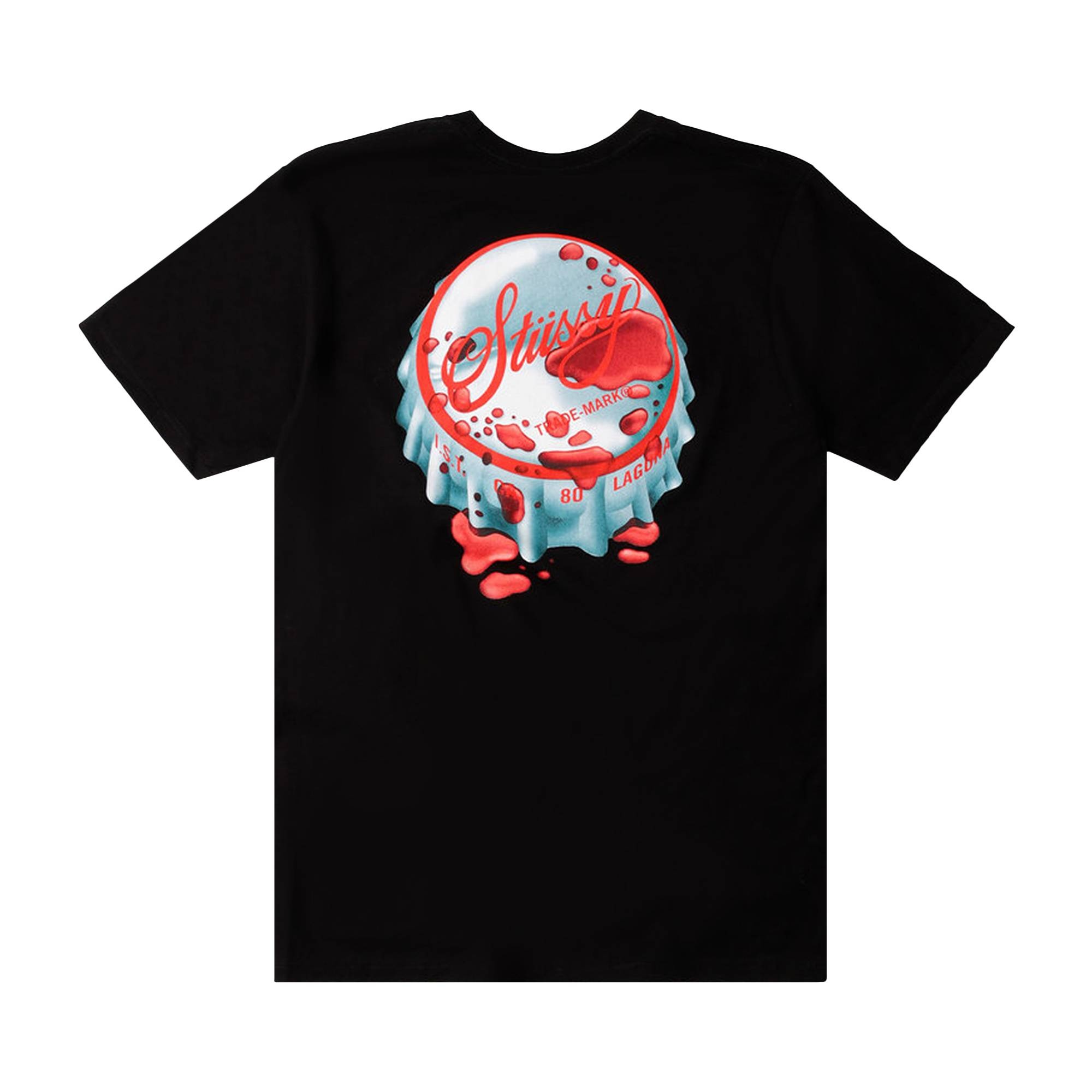 【Stussy】BOTTLECAP★Tシャツ★ Stüssy Stussy Bottlecap Tee 'Black' | REVERSIBLE