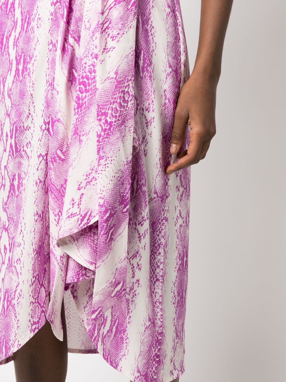 Dooler snakeskin-print midi dress - 5