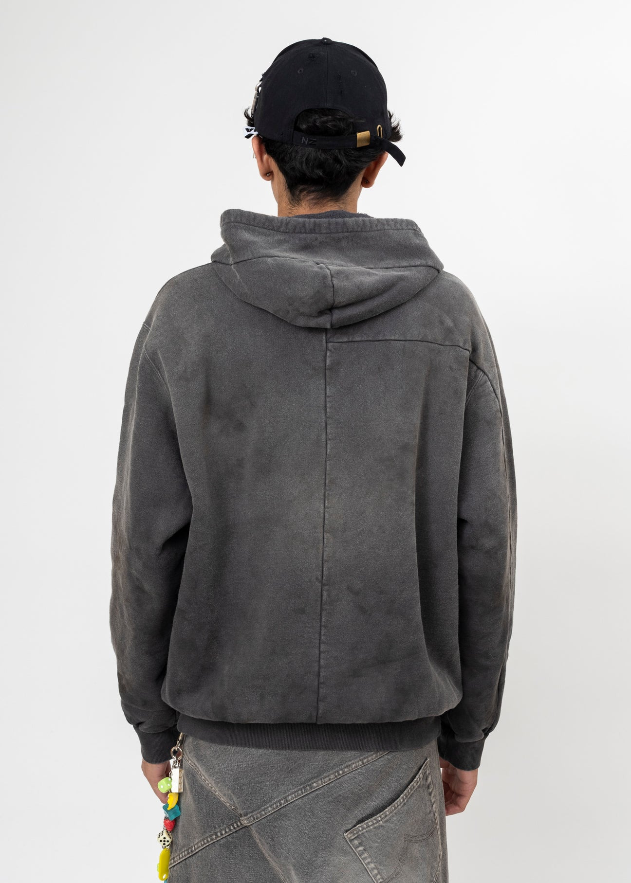 BLACK DOUBLET WASTE-REDUCING ALGORITHM HOODIE - 3