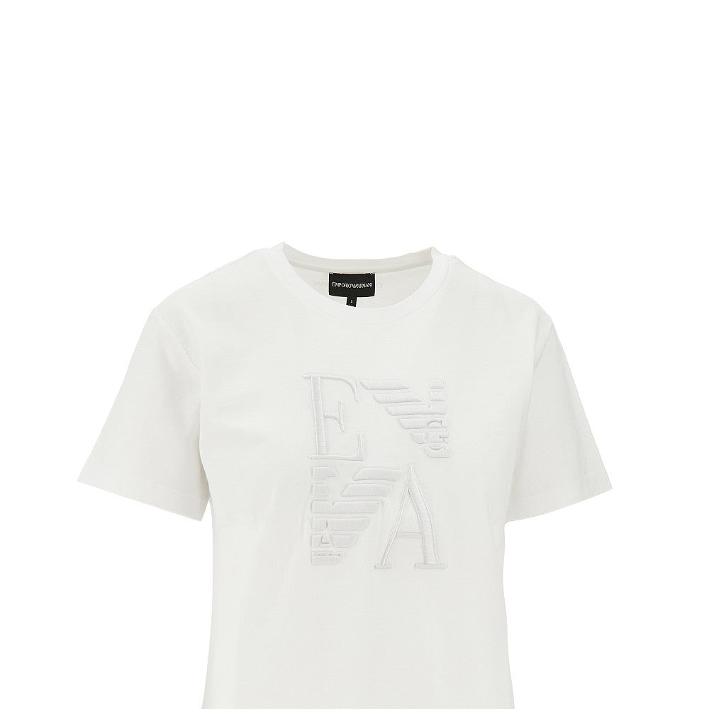 ORGANIC COTTON T-SHIRT WITH LOGO EMBROIDERY - 2