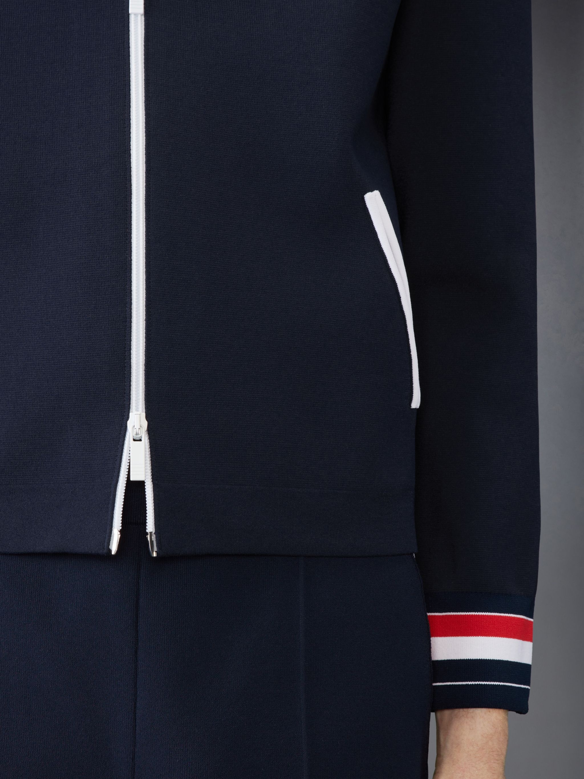 STRETCH VISCOSE TENNIS JACKET - 5