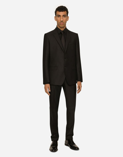 Dolce & Gabbana Wool and silk Martini-fit suit outlook