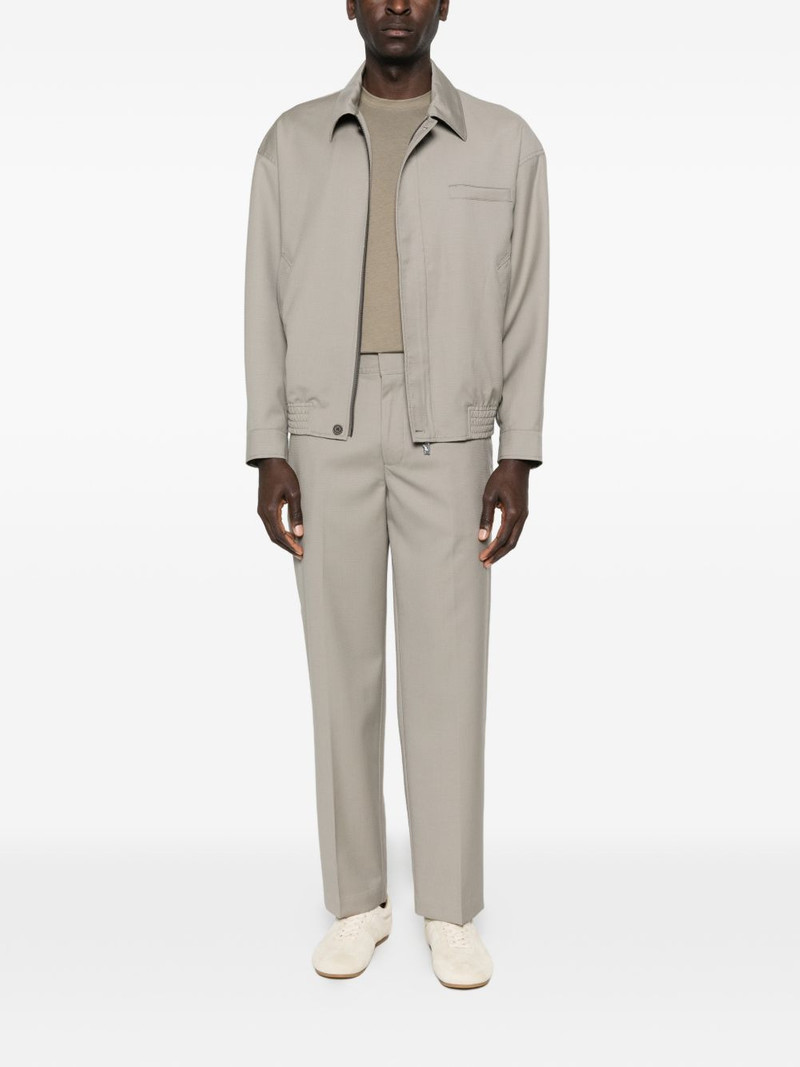EMPORIO ARMANI collar virgin wool jacket outlook