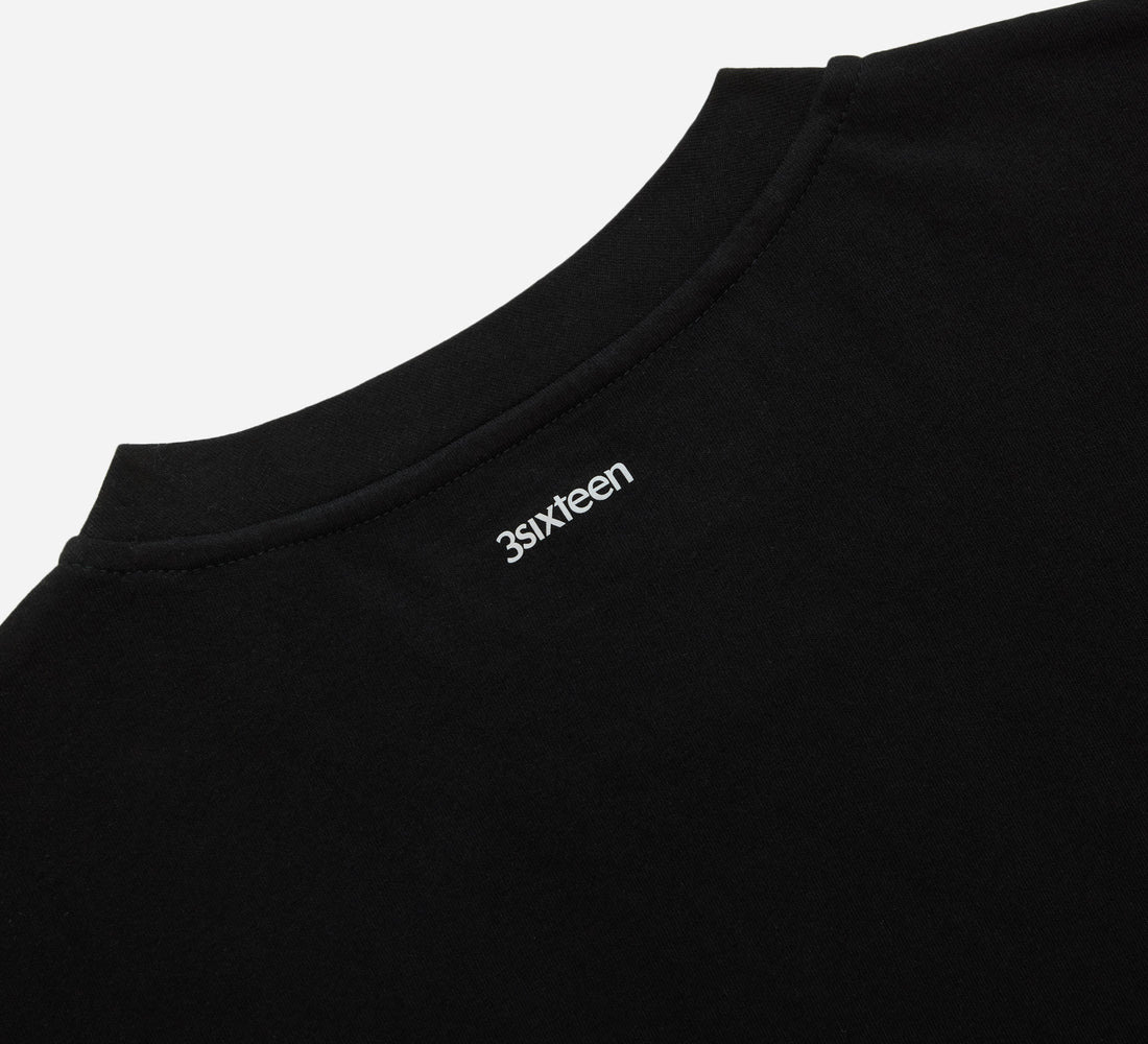 Cropped Training Tee - Black - 4
