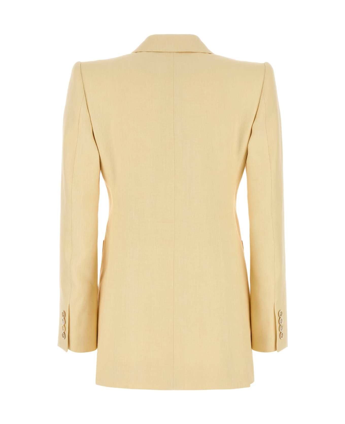 Chloé Cream Hemp Blend Blazer | italist | REVERSIBLE