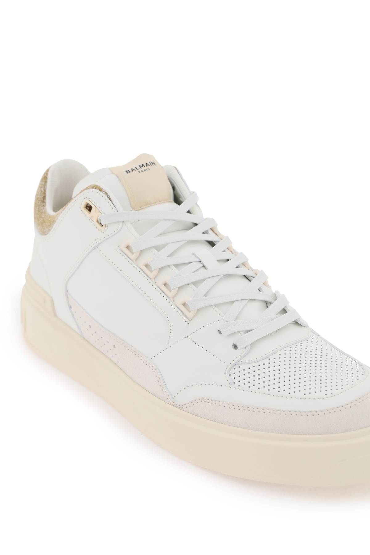 'B COURT' MID TOP SNEAKERS - 4