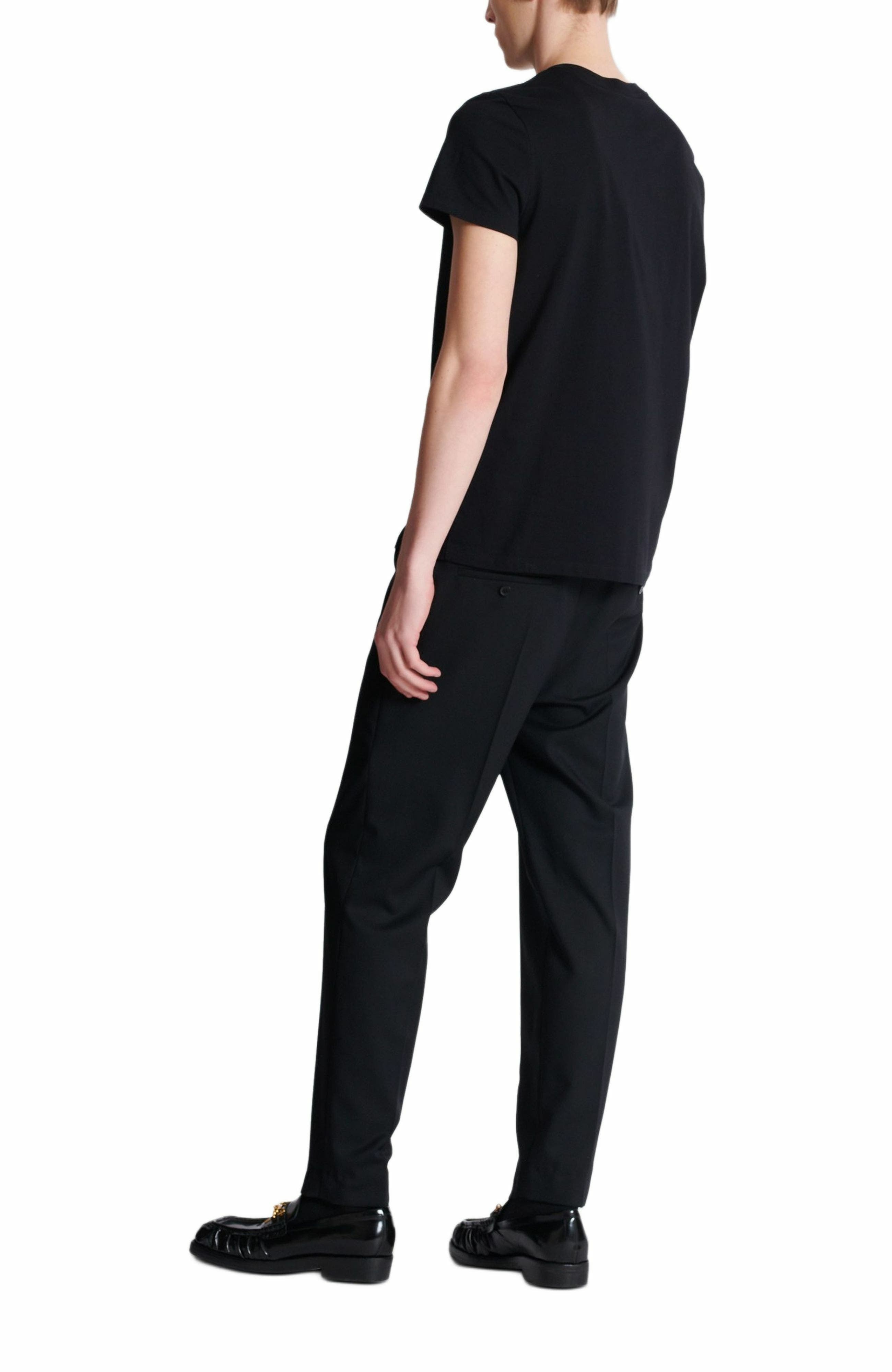 Balmain Chaînes Logo printed T-shirt in Black at Nordstrom - 3
