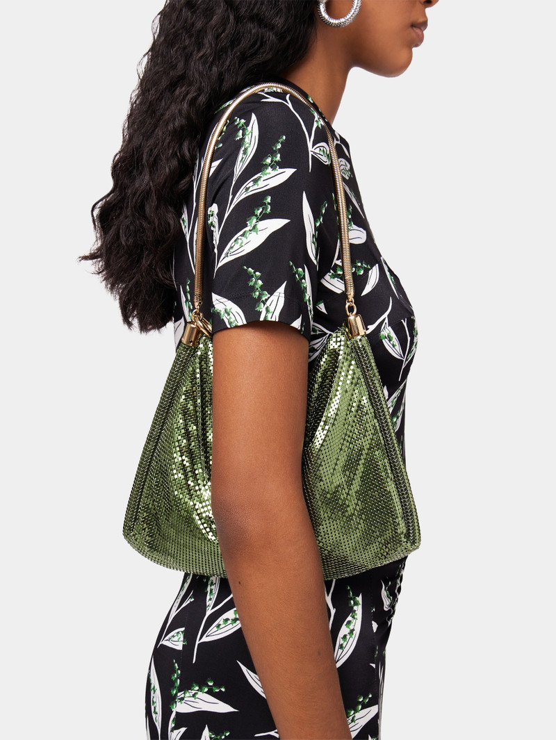 EMERALD CHAINMAIL POCKET BAG 4