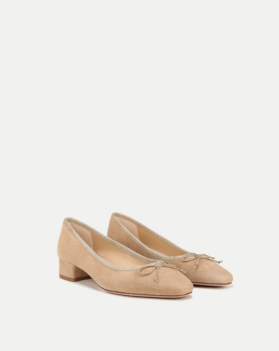 CECILE SUEDE BALLET PUMP - 2