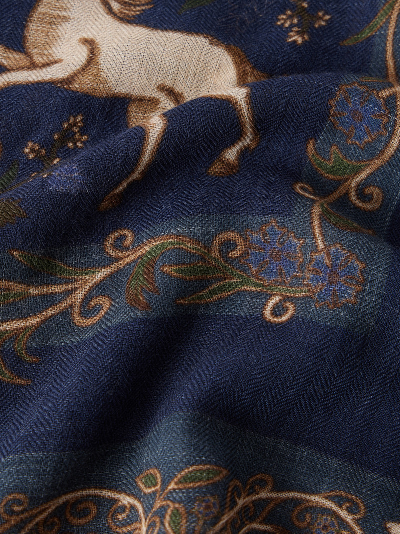 Printed Wool Scarf 4