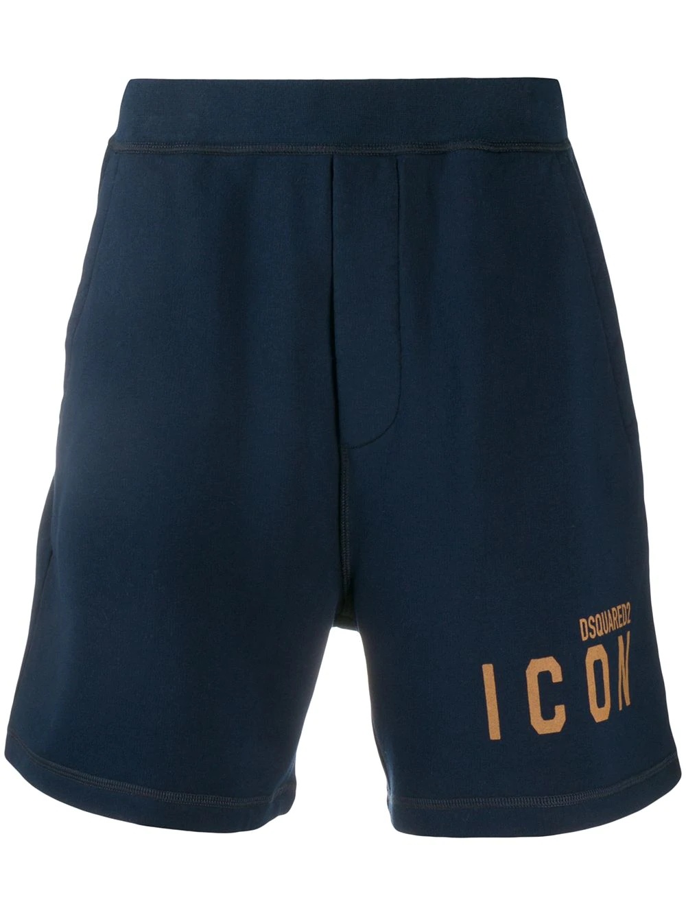 Icon logo-print track shorts - 1