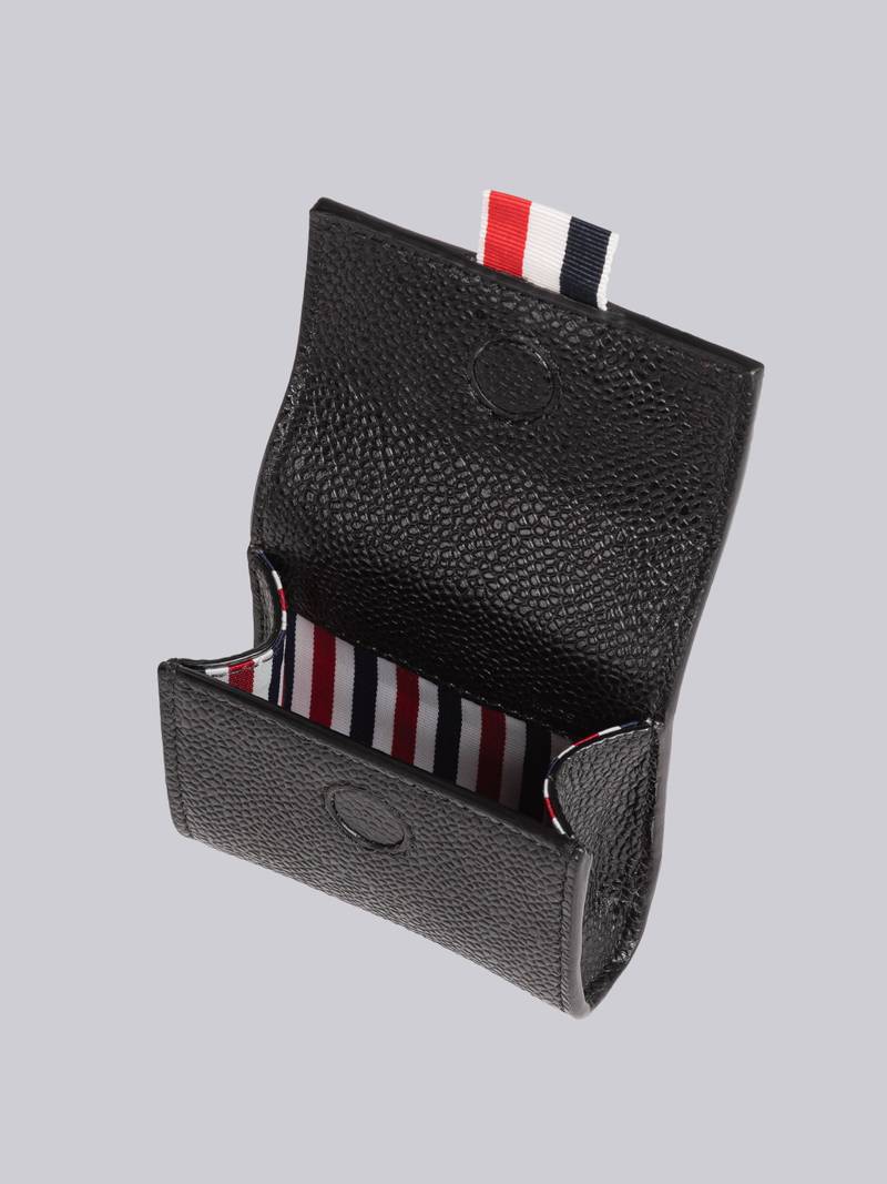 Pebble Grain Leather Mini Pouch 4