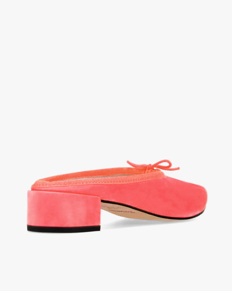 CAMILLE MULES IN GOATSKIN SUEDE 4