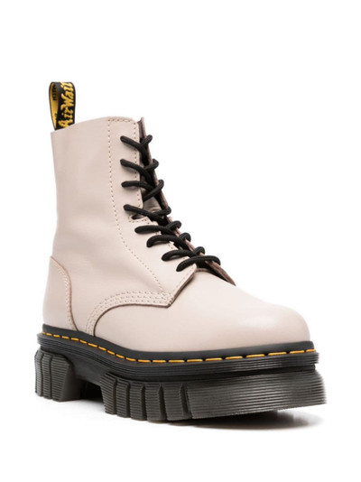 Dr. Martens Audrick 8-Eyeye Lux leather ankle boots outlook