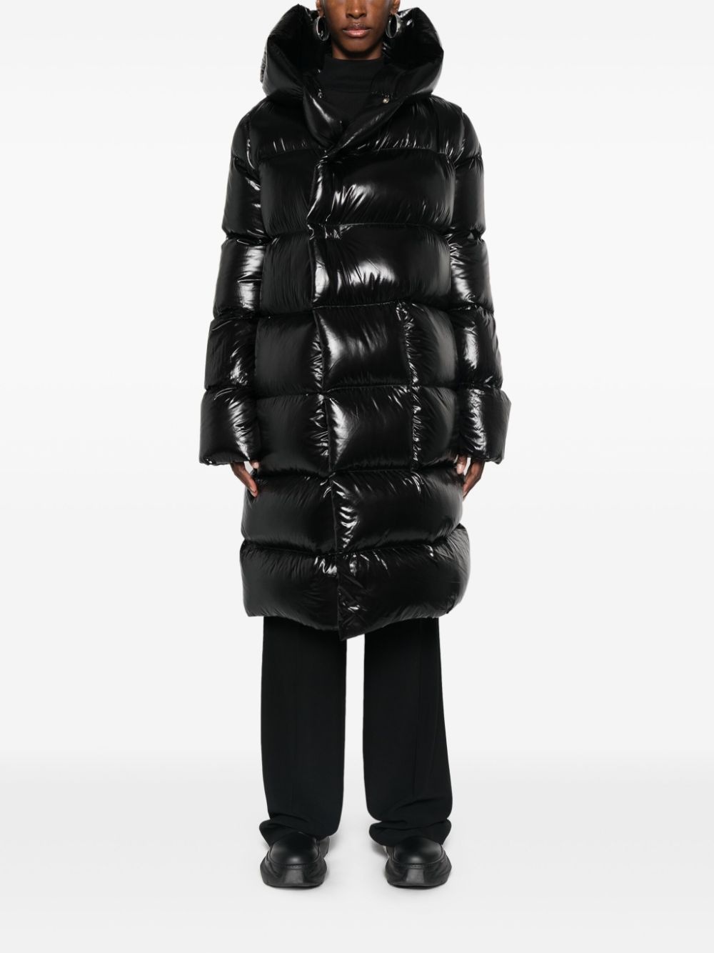 hooded puffer jacket - 2