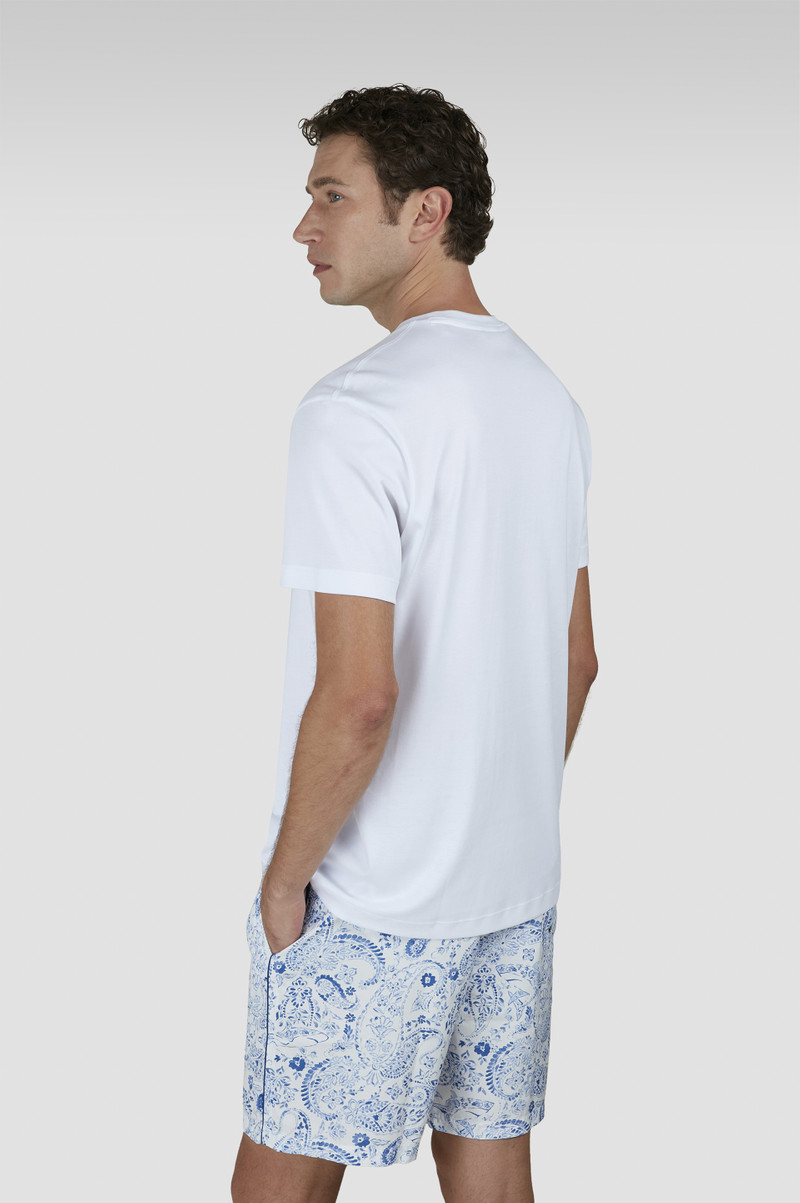 T-SHIRT IN SUPIMA® COTTON JERSEY WITH FIN EMBROIDERY 3