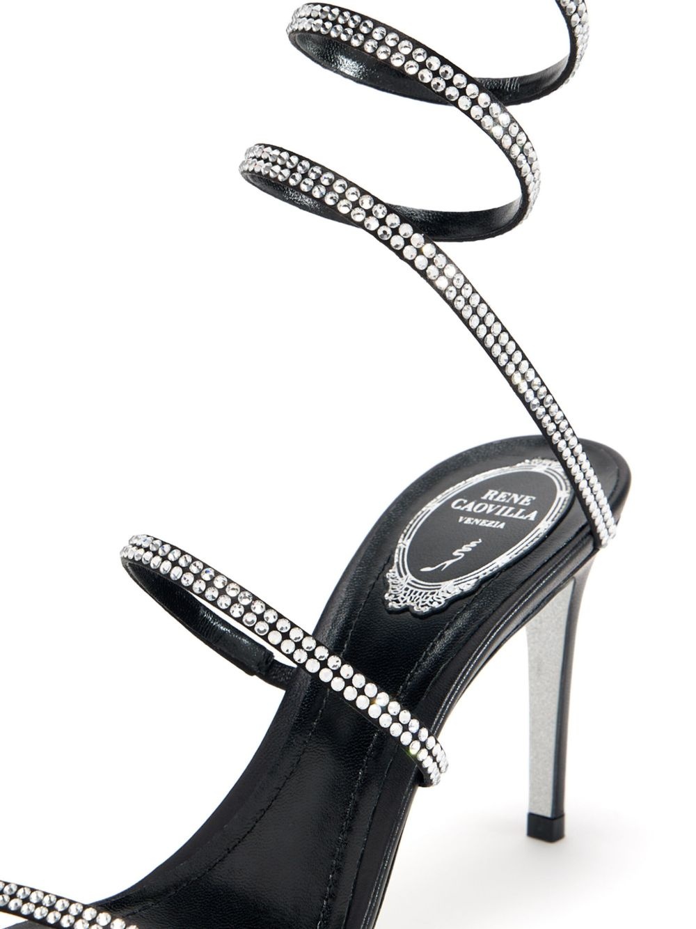 105mm crystal-embellished sandals - 2