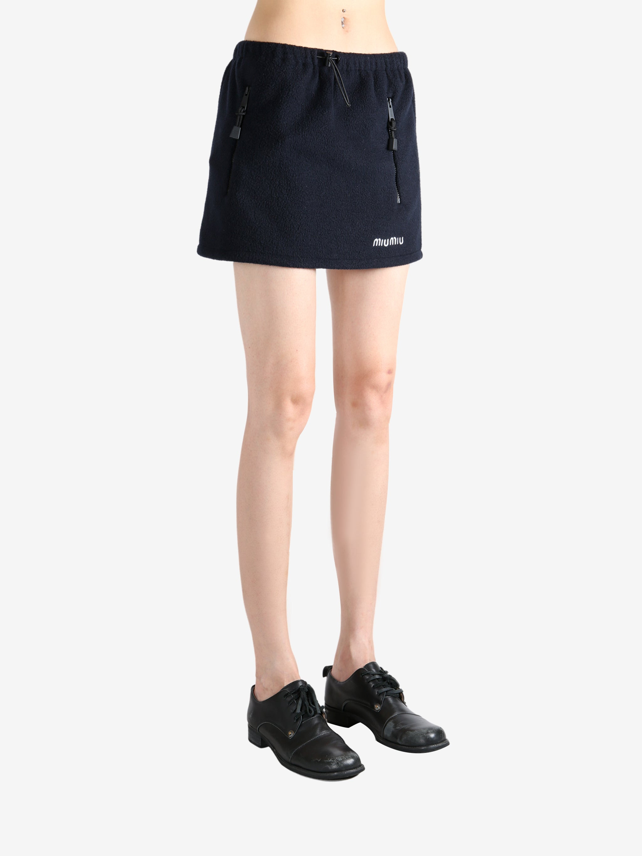 MIU MIU - Women Pile Gonna Skirt - 2