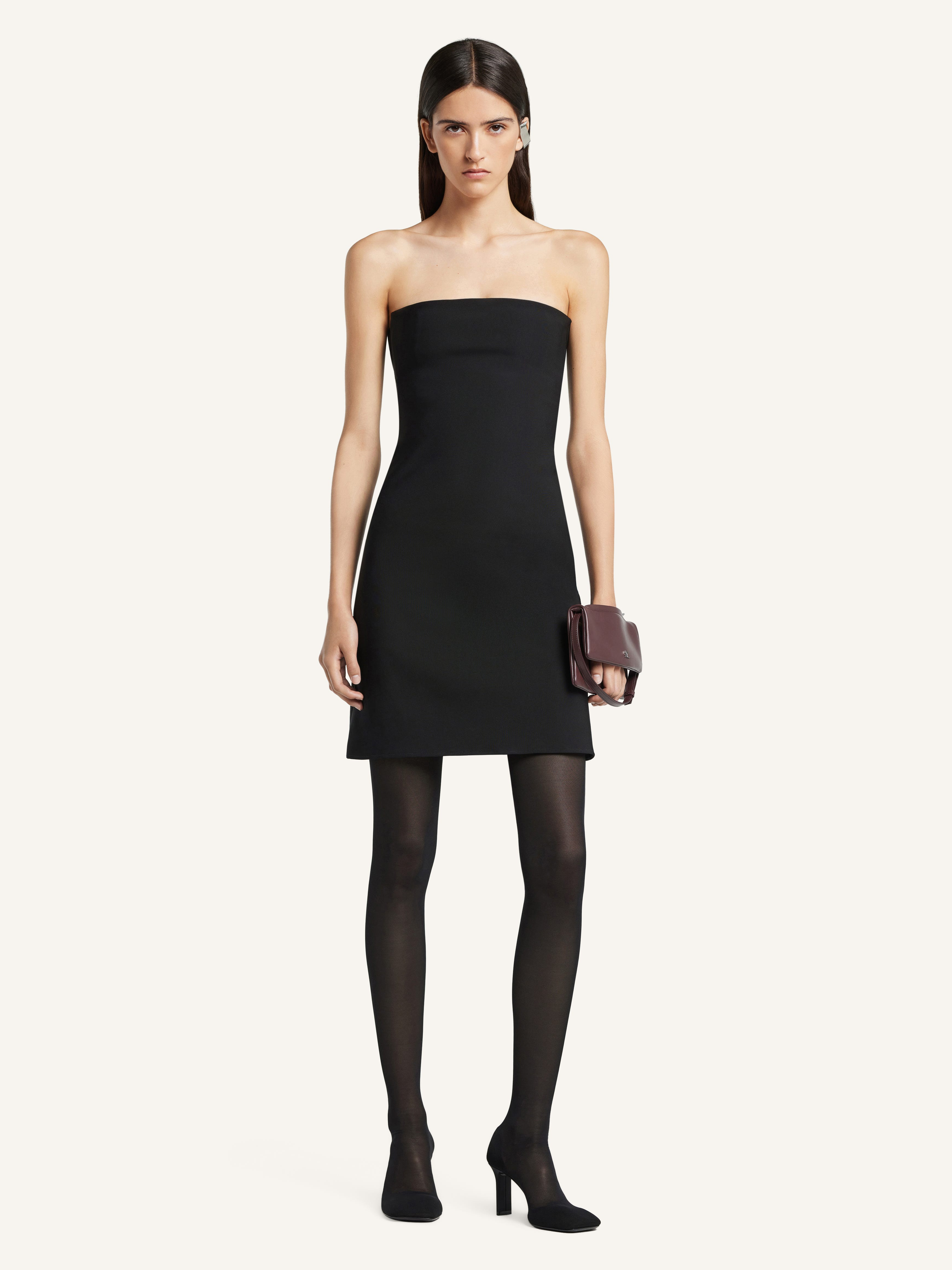 SQUARE TOE MESH THIGH BOOTS - 2