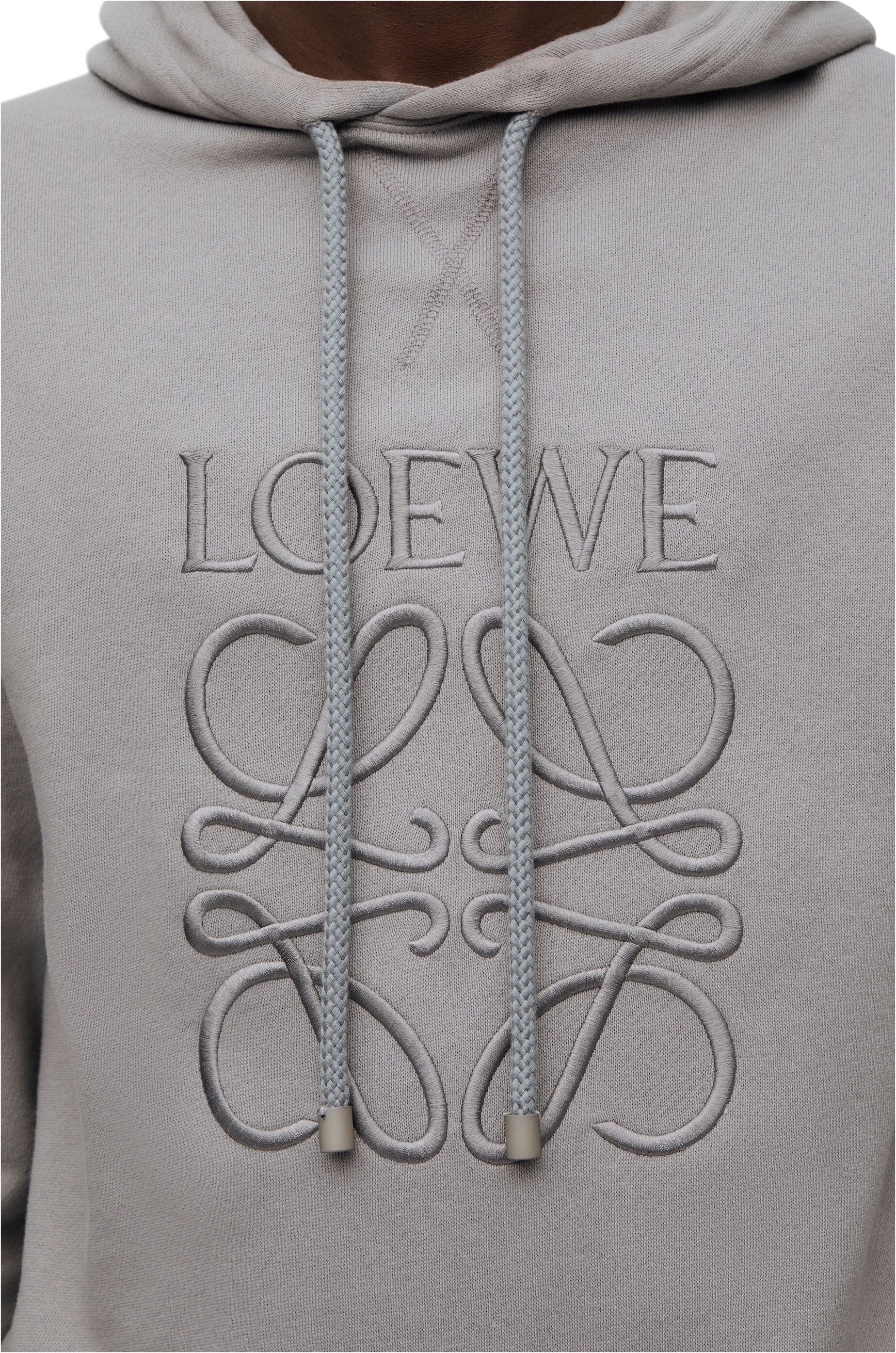 Anagram tonal hoodie in cotton - 5