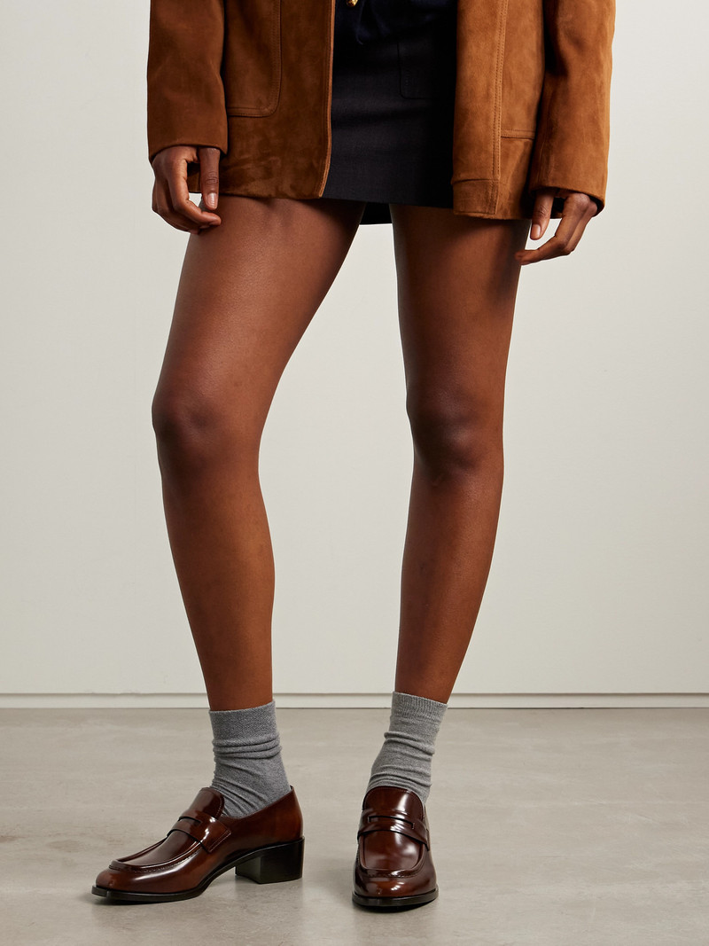 Church's Prudence Glossed-leather Loafers outlook