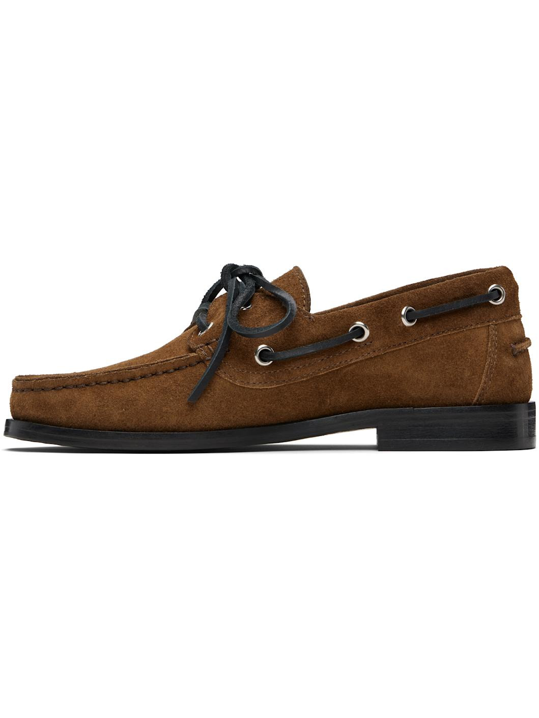 Tan Harris Suede Boat Shoes - 3