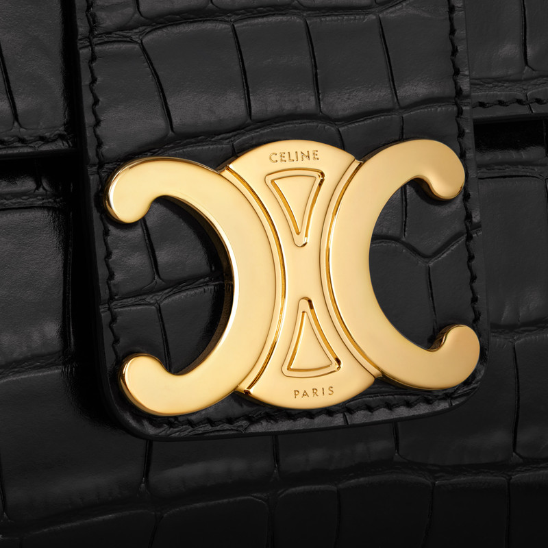 MEDIUM VICTOIRE BAG in porosus crocodile 5