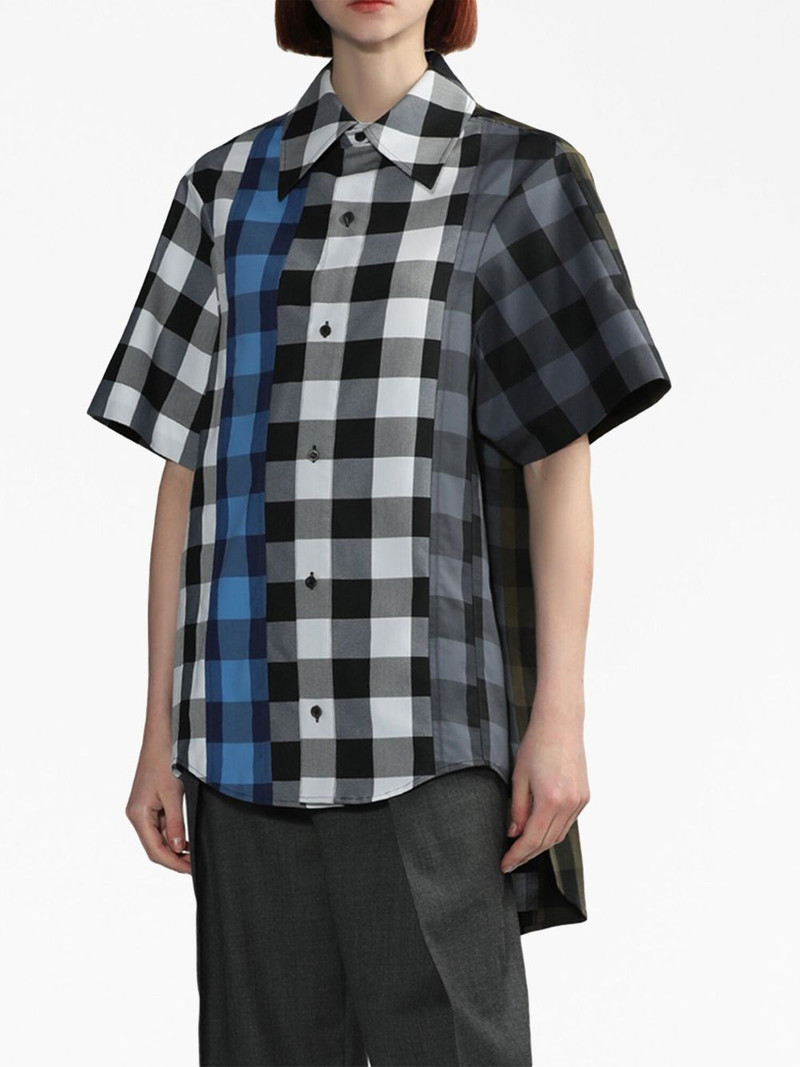 ombrÃ©-check short-sleeve shirt 3