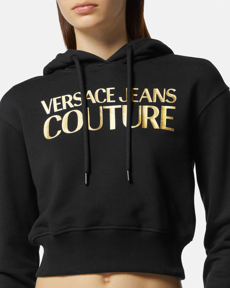 Logo Crop Hoodie 3