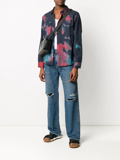 Stüssy tie dye print shirt outlook