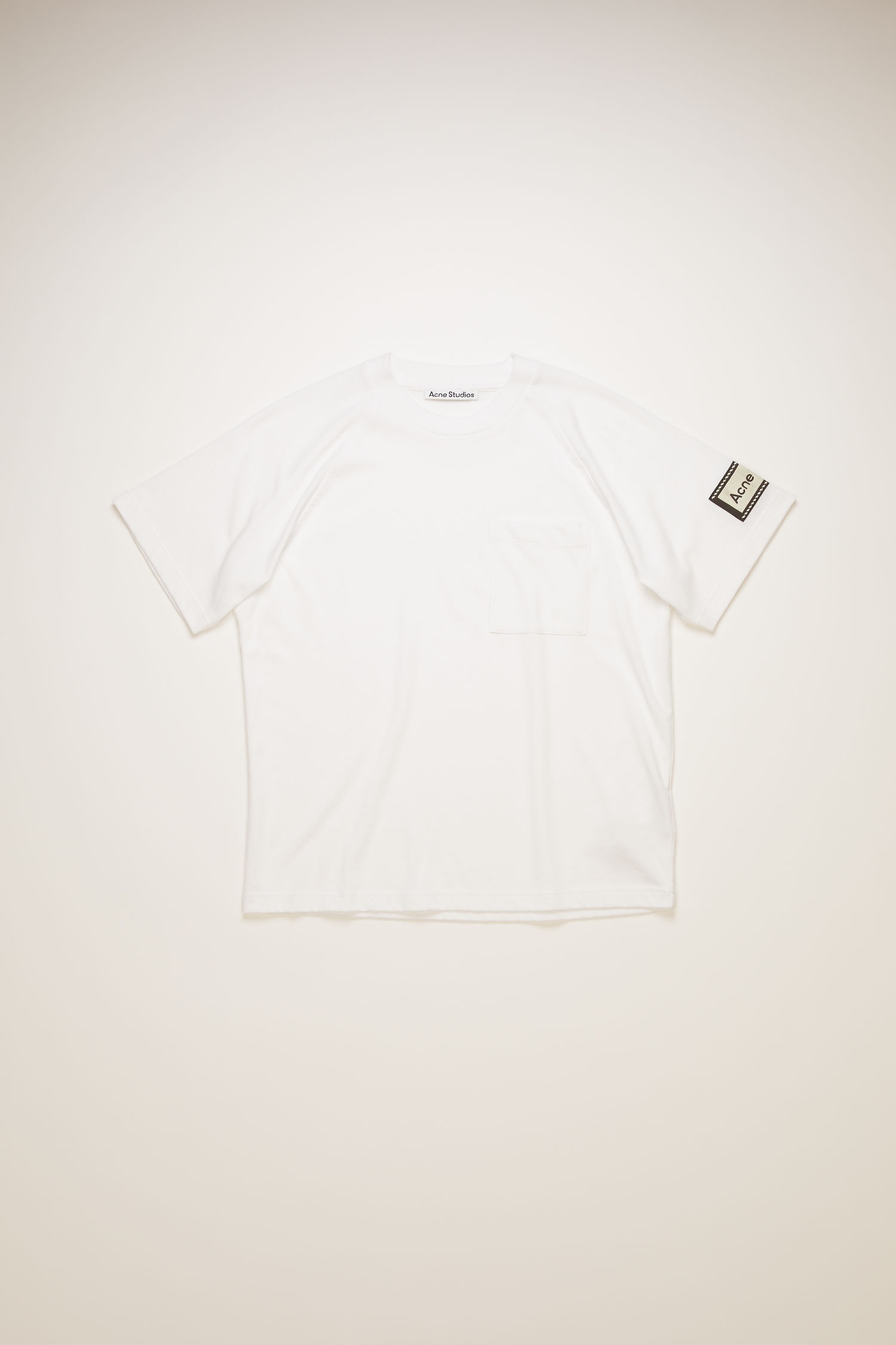 Reverse label t-shirt optic white - 1