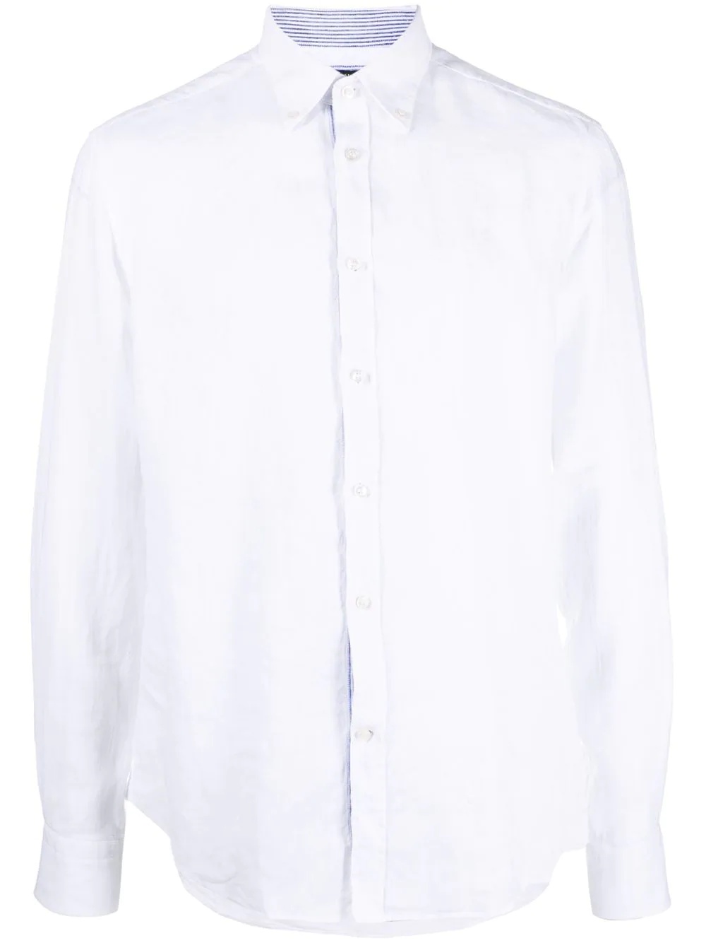 button-up linen shirt - 1