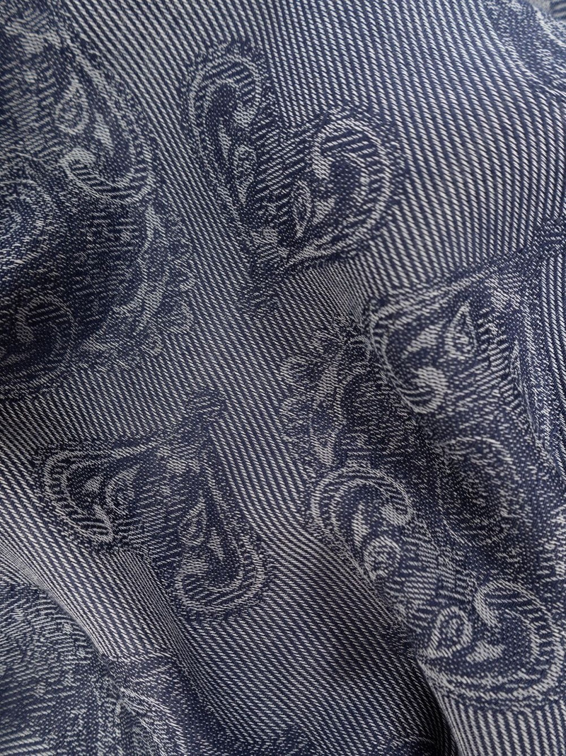 paisley-print fringed scarf 4