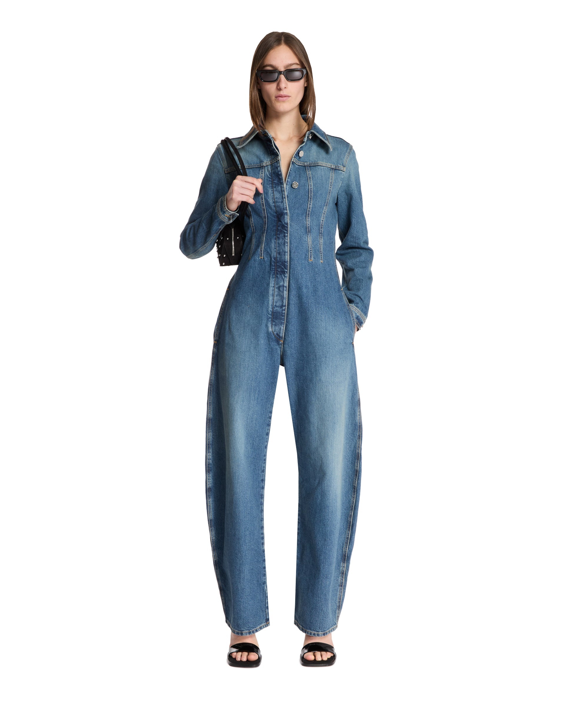オールインワン・サロペット Alaia Denim Jumpsuit ALAÏA Denim jumpsuit | NET-A-PORTER