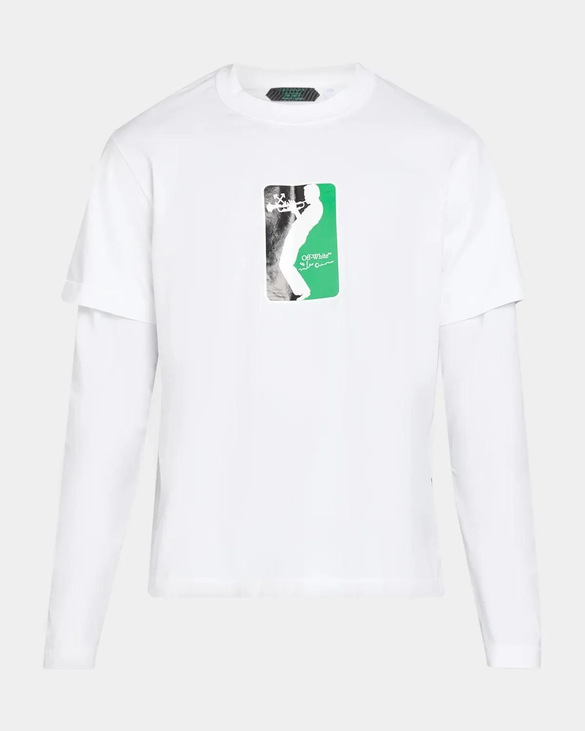 Men's Layered Graphic Long-Sleeve T-Shirt - 1